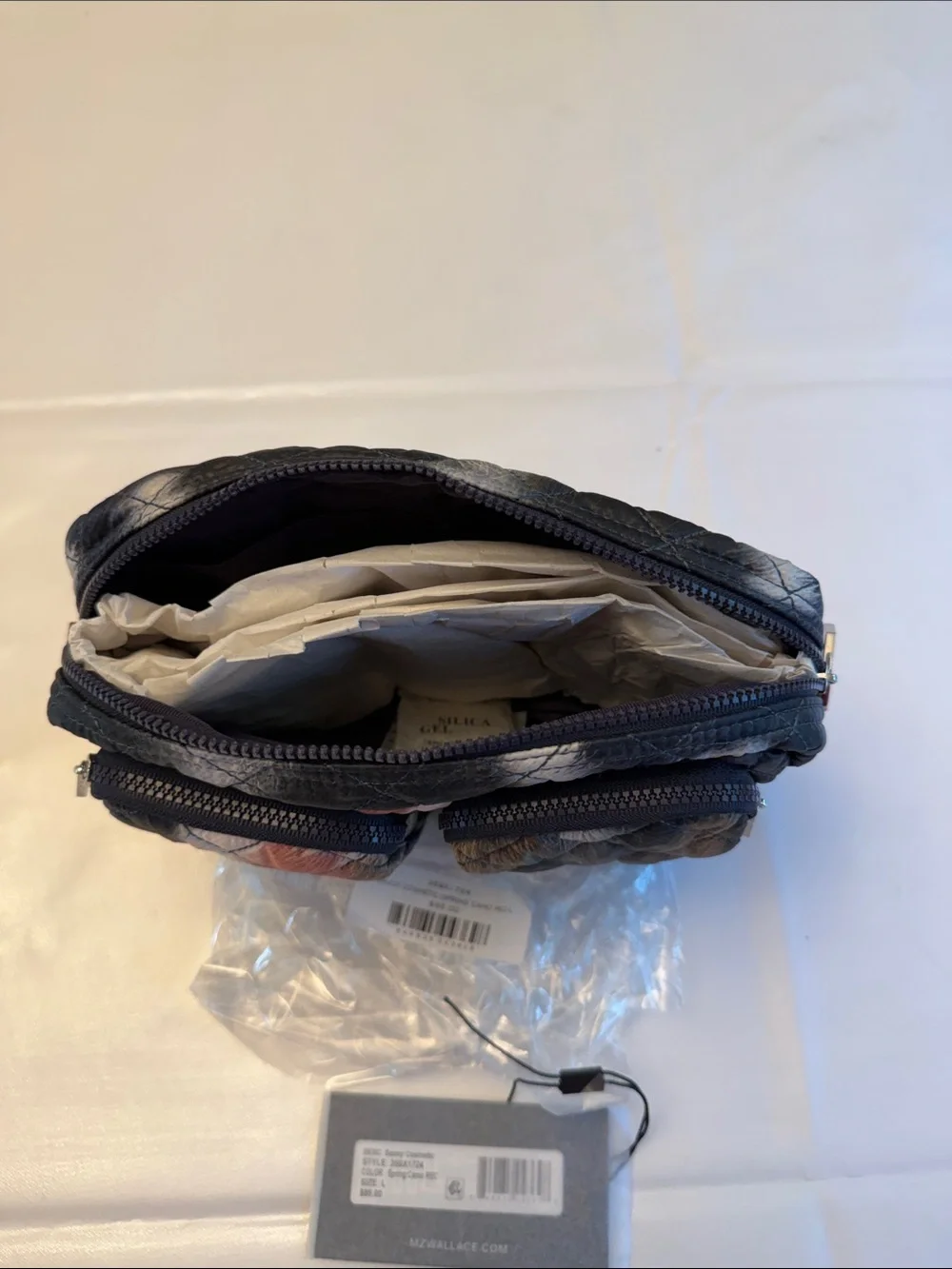 NWT MZ Wallace Quilted Savoy Cosmetic Bag